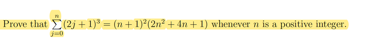 Answered N Prove That E 2j 1 N 1 2n Bartleby