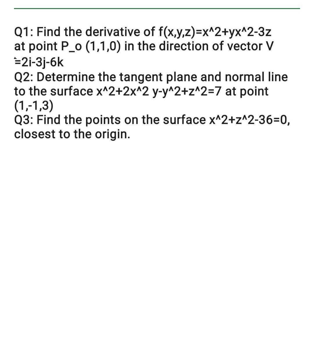 Answered Q1 Find The Derivative Of Bartleby