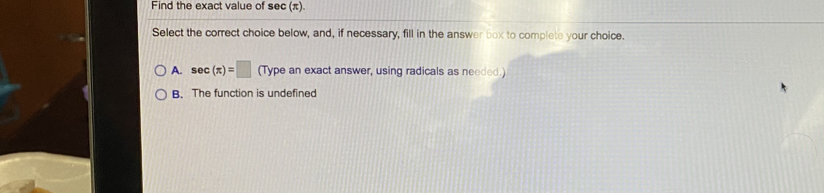 answered-find-the-exact-value-of-sec-x-select-bartleby