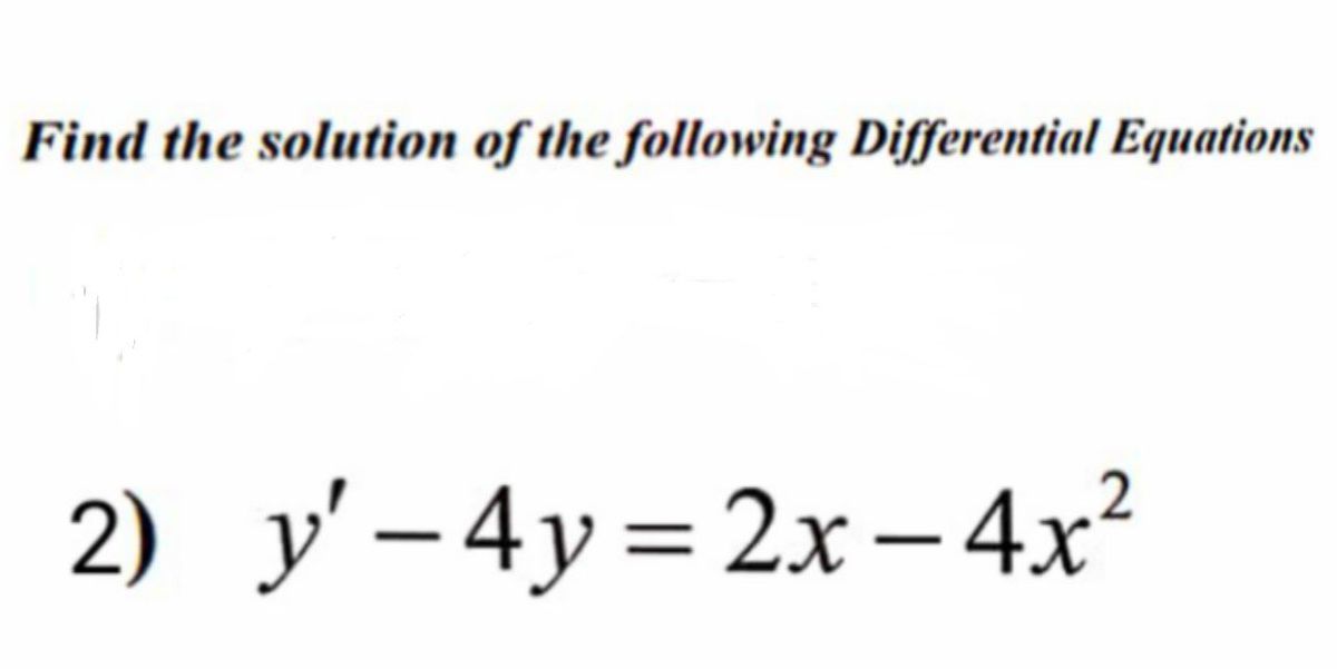 Answered 2 Y 4y 2x 4x Bartleby