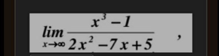 Answered X 1 Lim エート 2x 7x 5 Bartleby