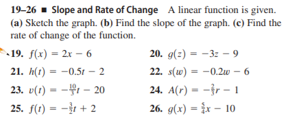 Answered 19 26 Slope And Rate Of Change A Bartleby