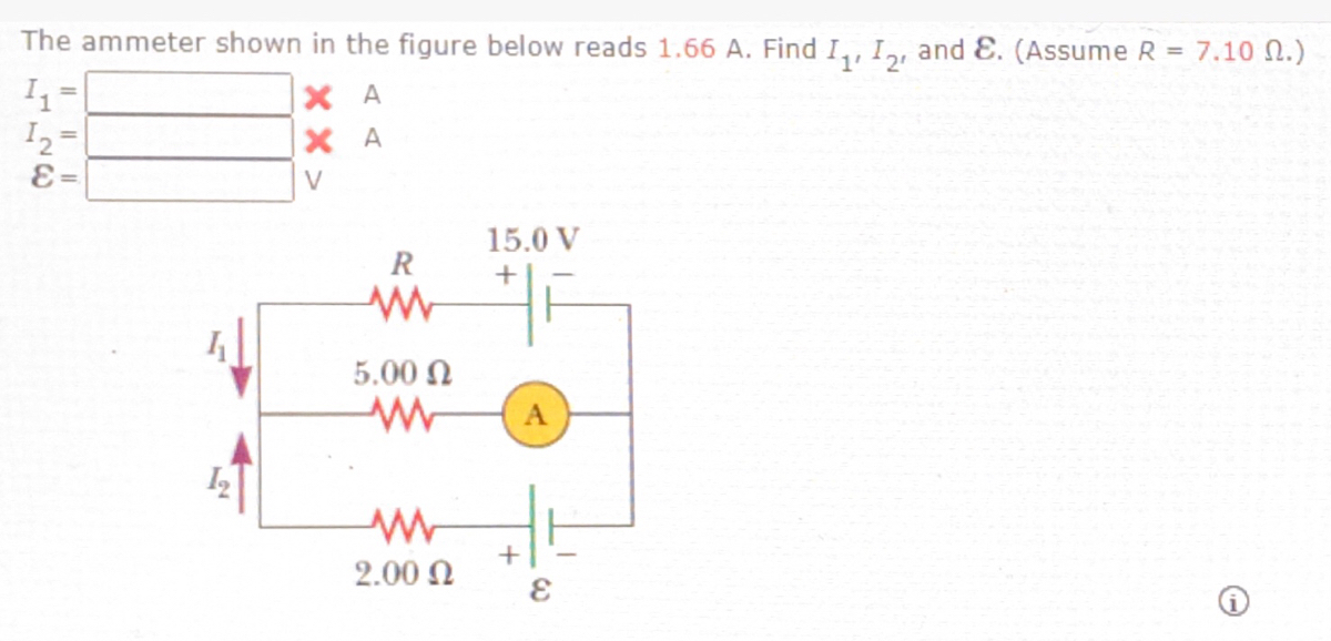 Answered The Ammeter Shown In The Figure Below Bartleby