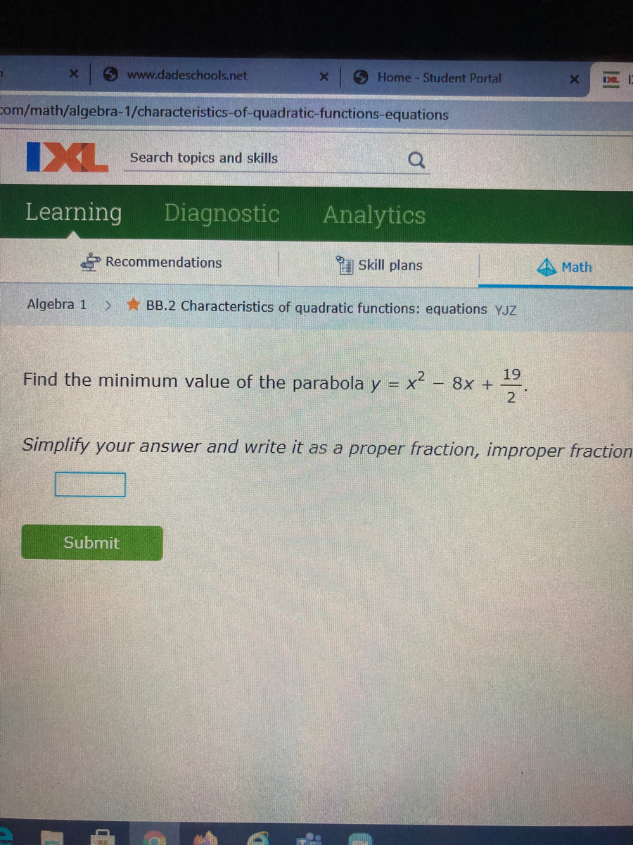 Answered 19 Find The Minimum Value Of The Bartleby