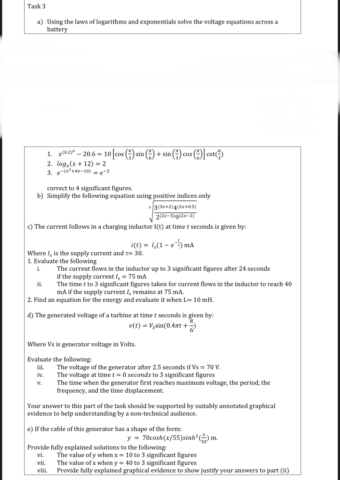 Answered 6 10 Cos E Sin Sin C Bartleby