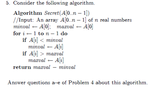 Answered Consider The Following Algorithm And Bartleby