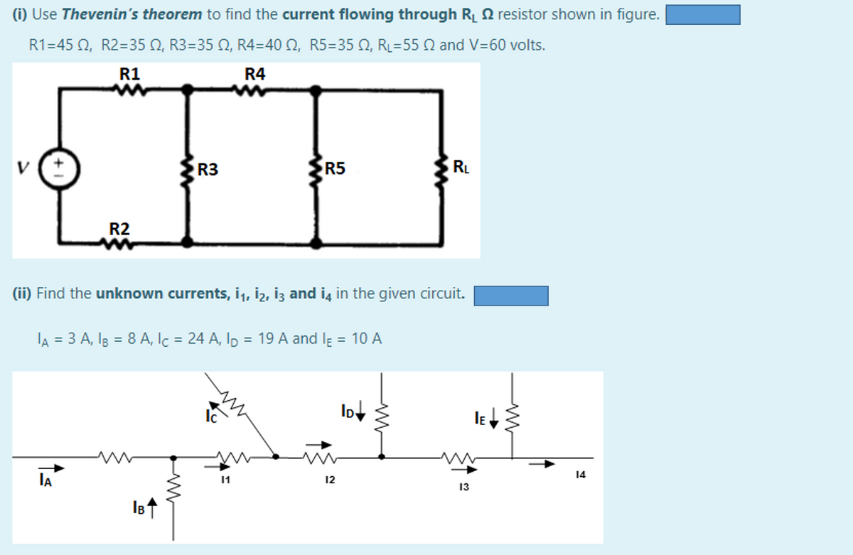 Answered I Use Thevenin S Theorem To Find The Bartleby