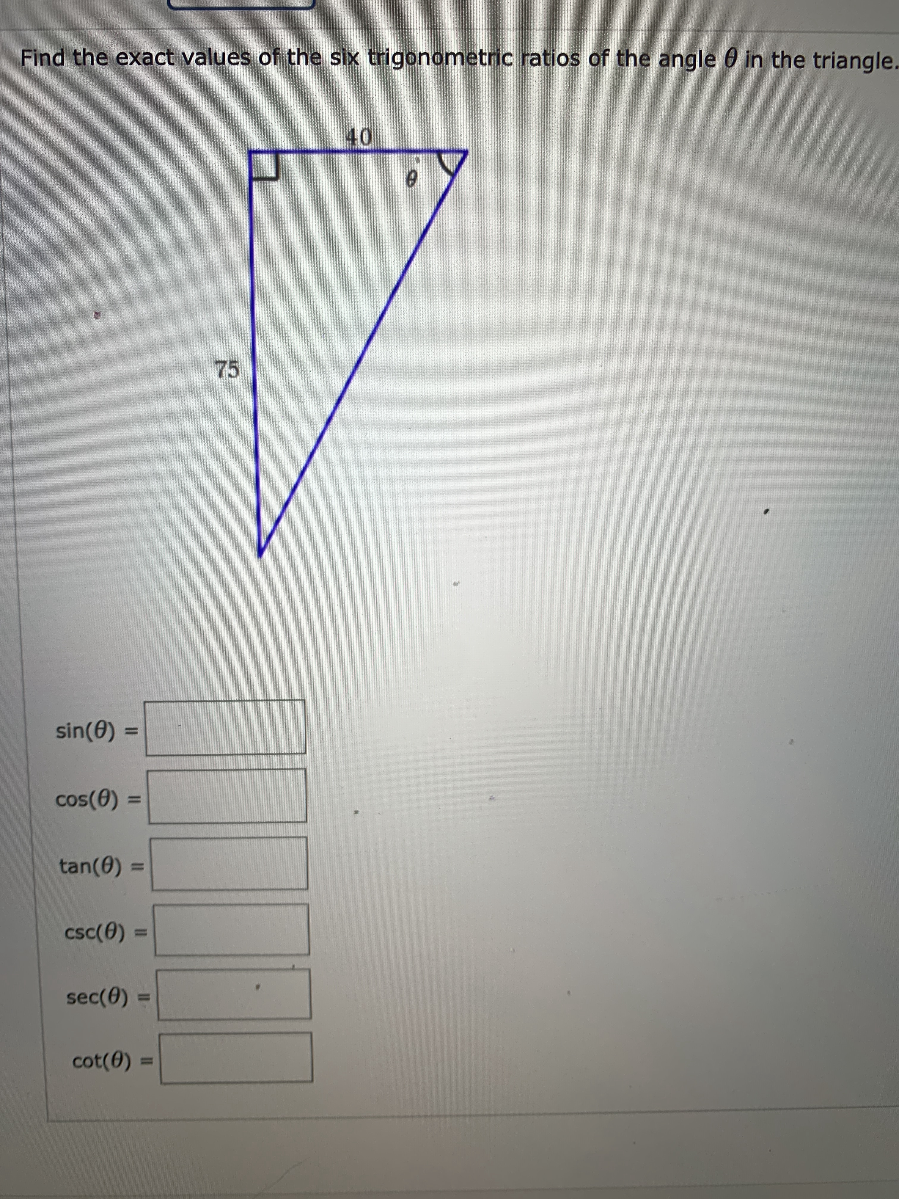 Answered Find The Exact Values Of The Six Bartleby