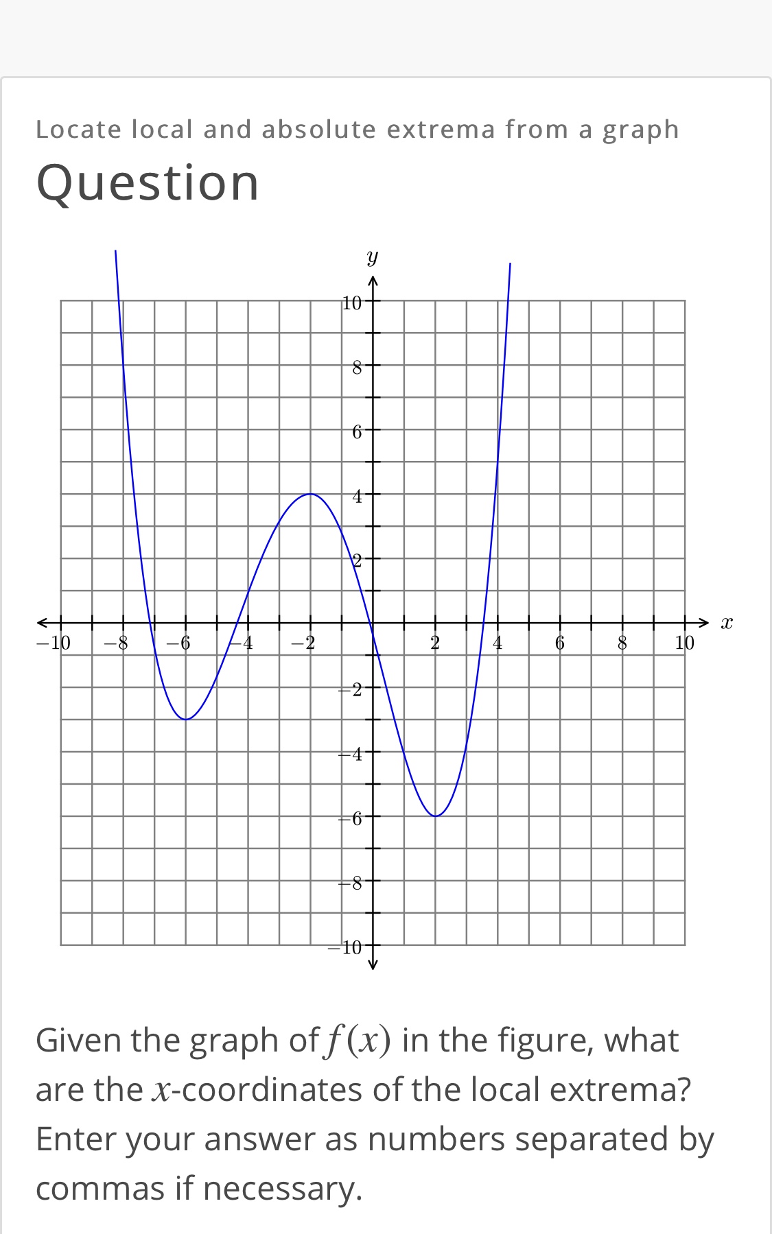 Answered Locate Local And Absolute Extrema From Bartleby