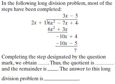 Answered: In the following long division problem,… | bartleby