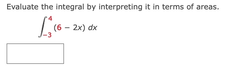 Answered Evaluate the integral by interpreting… bartleby