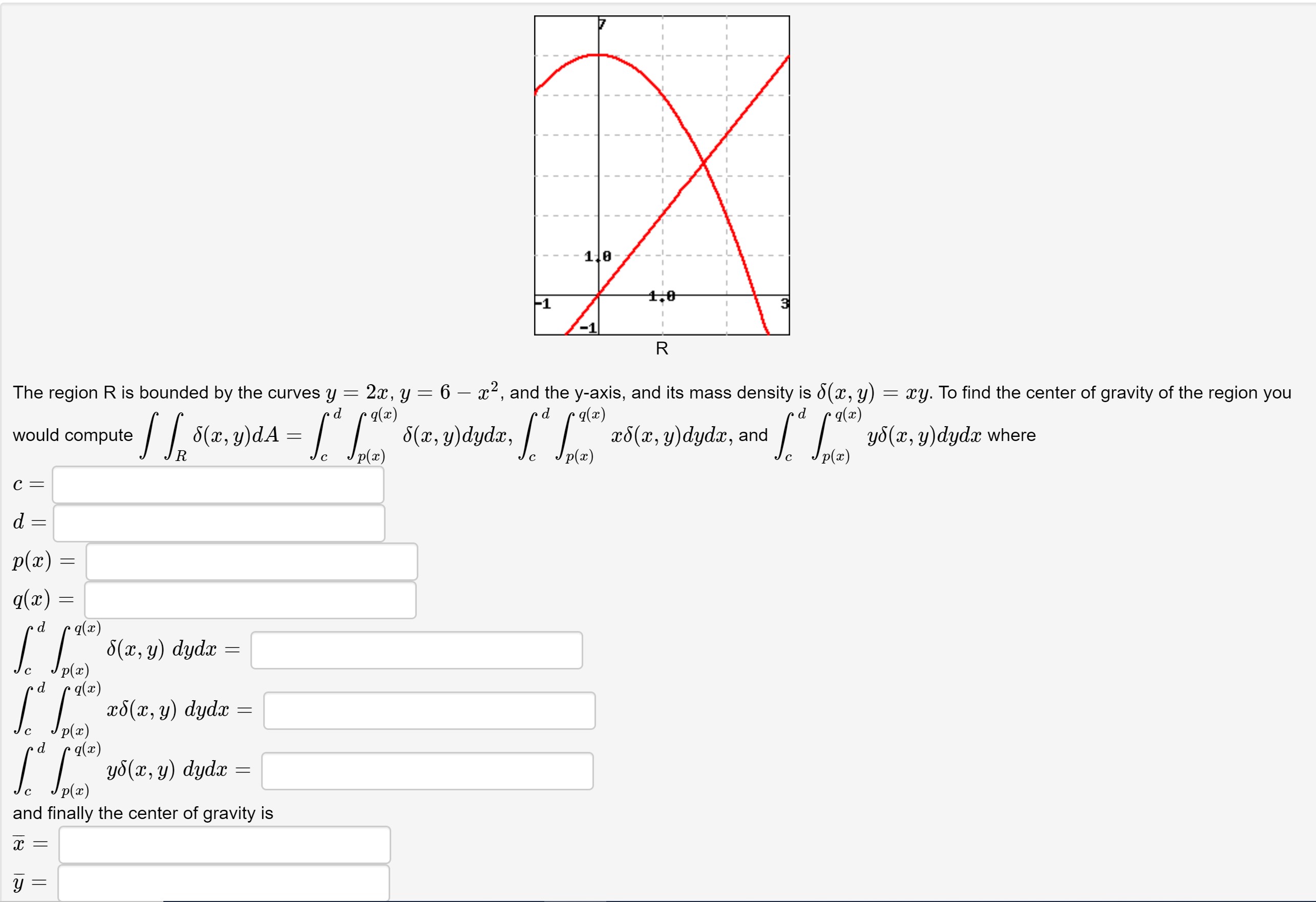 Answered 1 0 1 0 F1 2x Y 6 X And The Bartleby