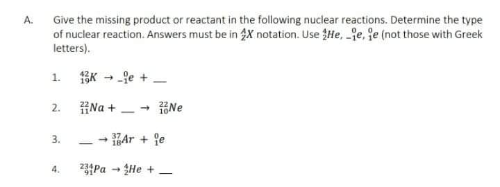 Answered: Give the missing product or reactant in… | bartleby