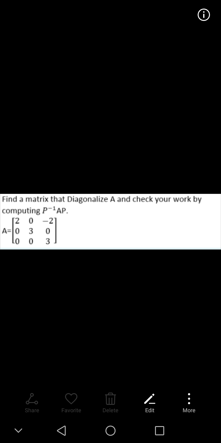 Answered Find A Matrix That Diagonalize A And Bartleby