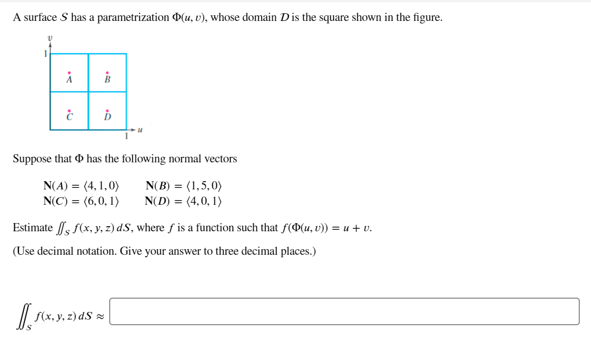 Answered A Surface S Has A Parametrization Th U Bartleby