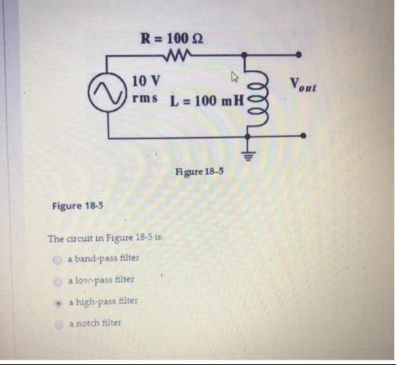 Answered R 100 2 10 V Vout Rms L 100 Mh Bartleby