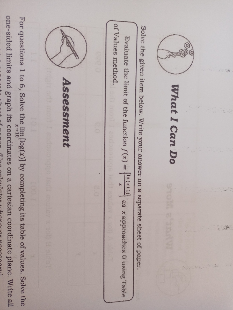 Answered In X 1 Evaluate The Limit Of The Bartleby