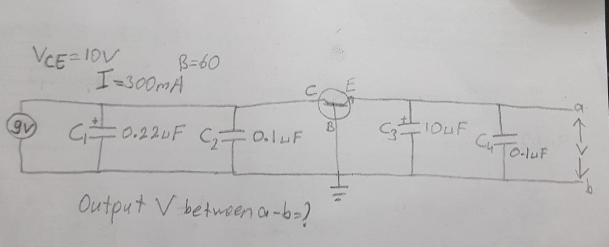 Answered Vce 1dv B 60 I 300ma G 0 2f Co Luf B Bartleby