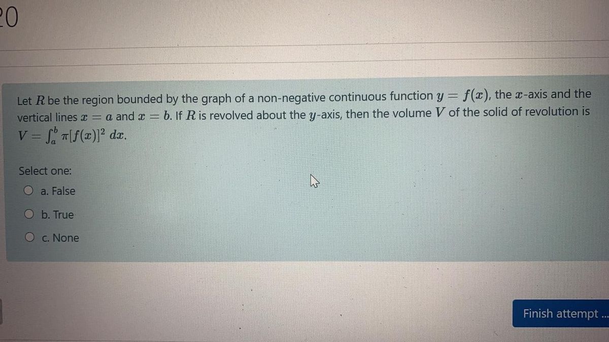 Answered Let R Be The Region Bounded By The Bartleby