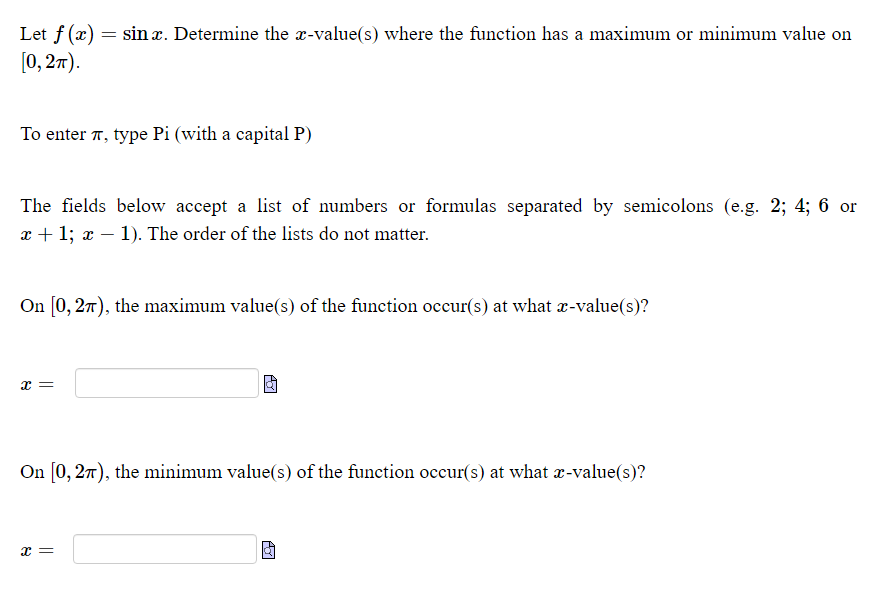 Answered Let F X Sinx Determine The… Bartleby