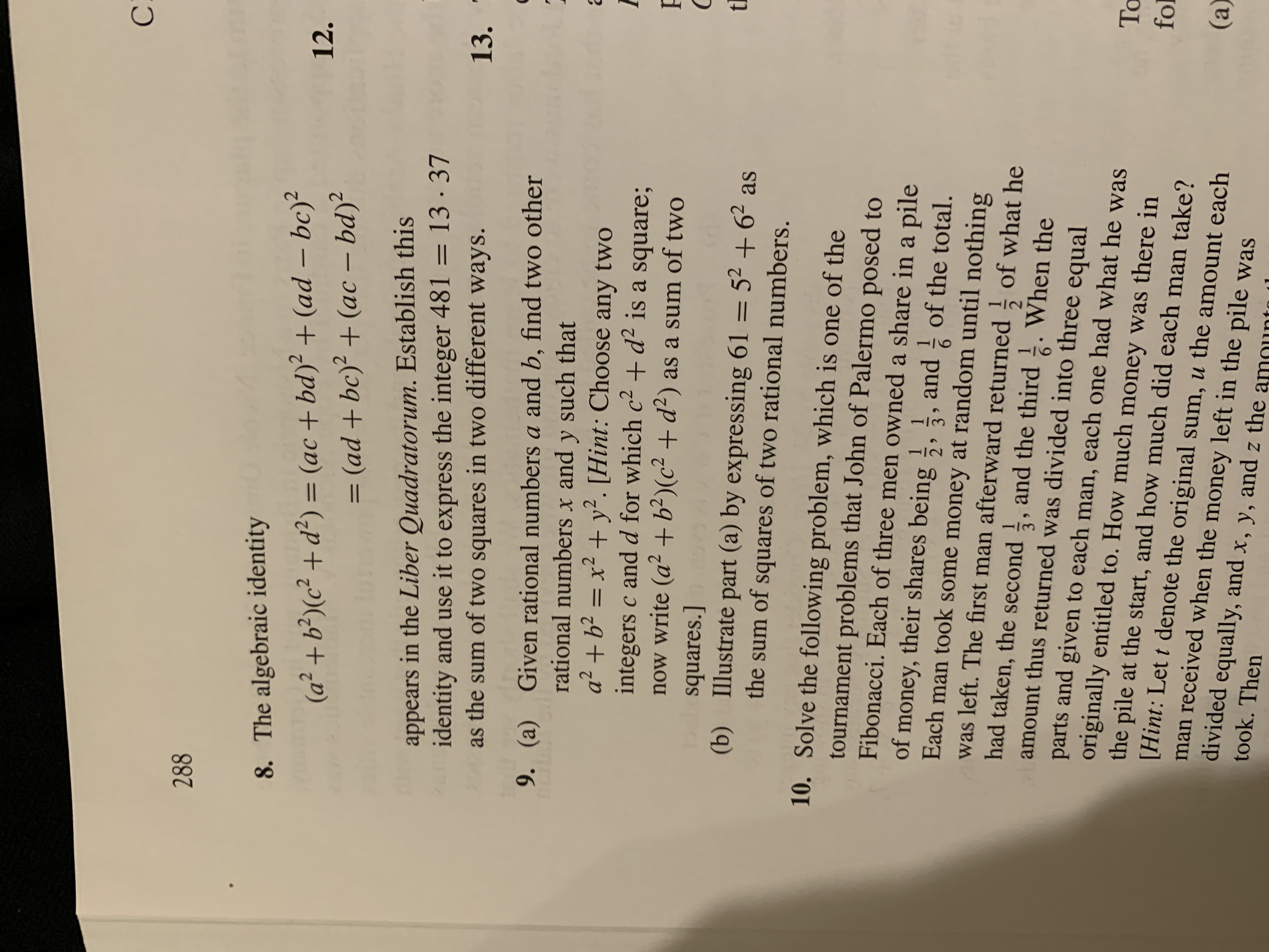 Answered C 2 8 The Algebraic Identity Bartleby