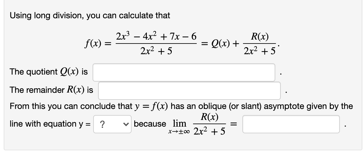 Answered Using Long Division You Can Calculate Bartleby