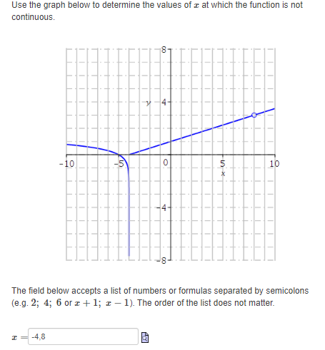 Answered: Use the graph below to determine the… | bartleby