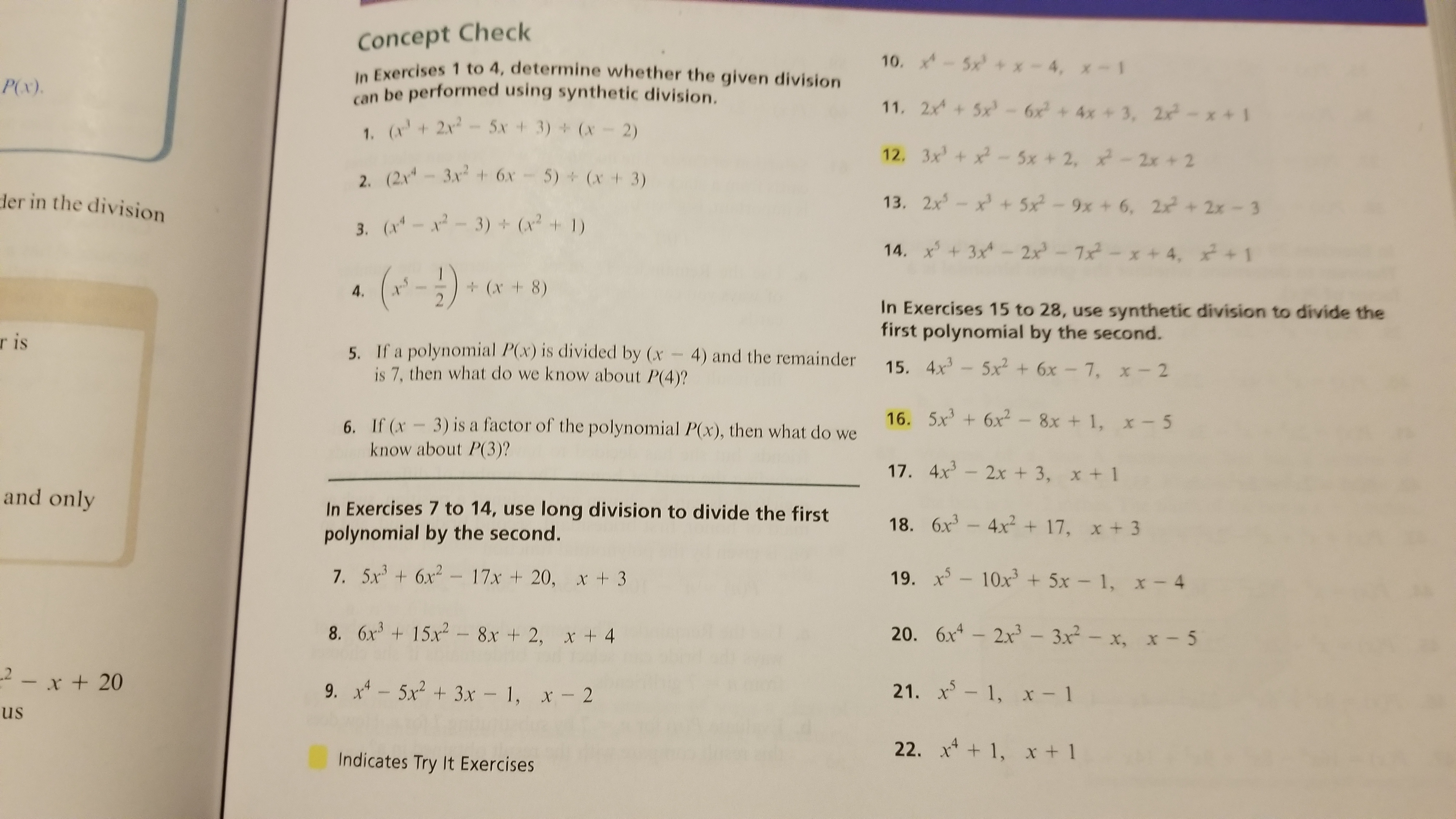 Answered Concept Check 10 X 5x X 4 X 1 In Bartleby