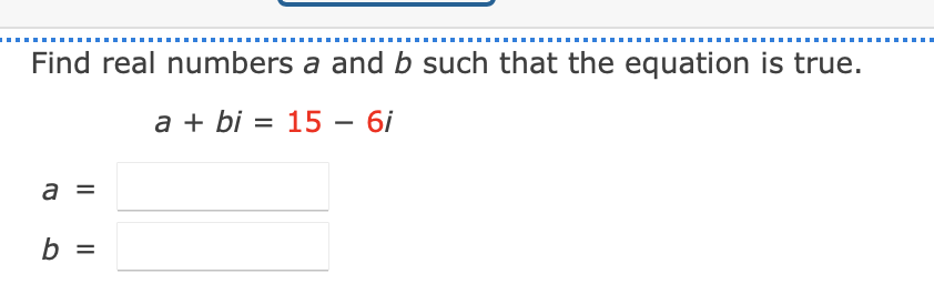 Answered: Find Real Numbers A And B Such That The… | Bartleby