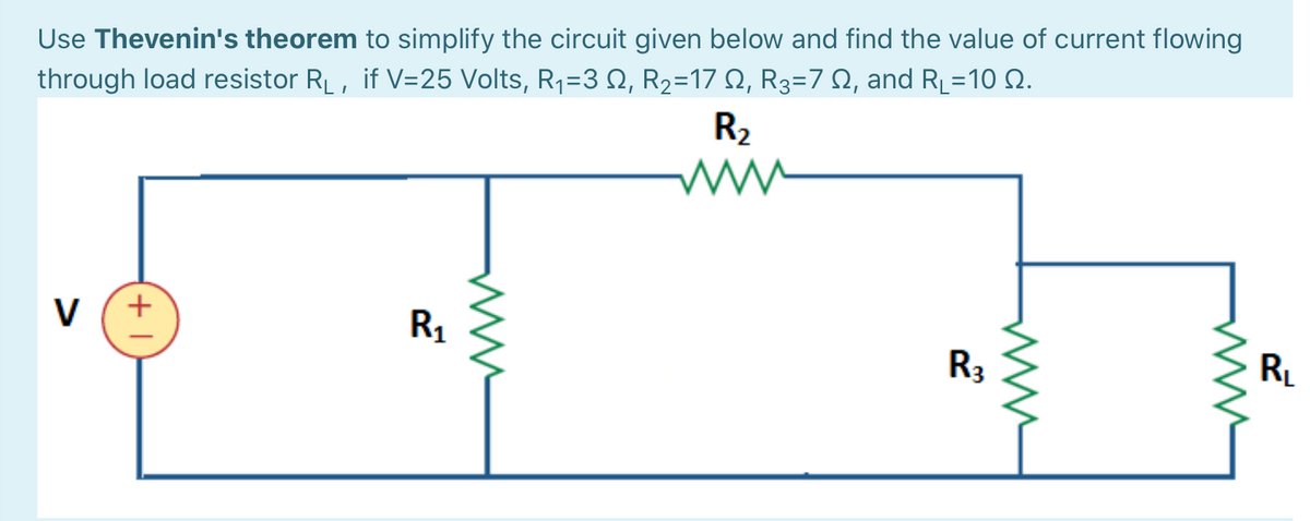 Answered Use Thevenin S Theorem To Simplify The Bartleby