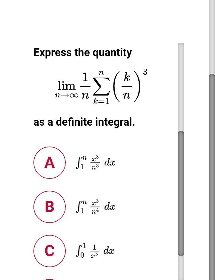 Answered Express The Quantity 3 K N 1 Lim N00 N Bartleby