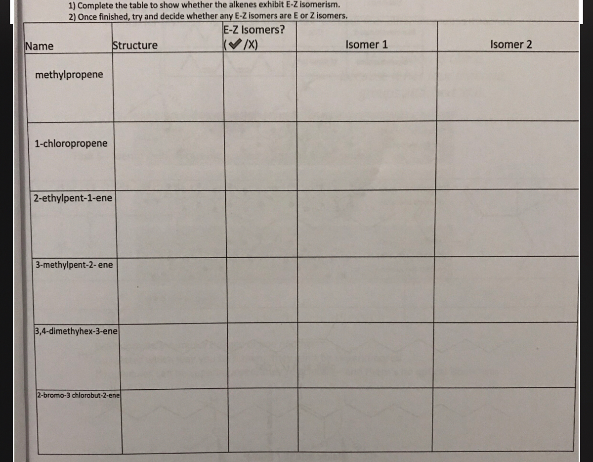 answered-e-z-isomers-name-structure-x-isomer-bartleby