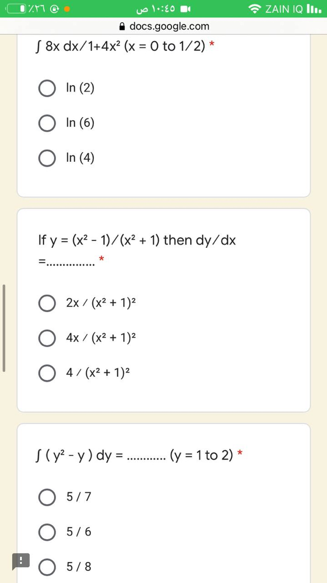 Answered S 8x Dx 1 4x X 0 To 1 2 O In 2 Bartleby