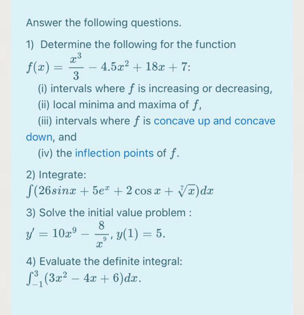 Answered 1 Determine The Following For The Bartleby