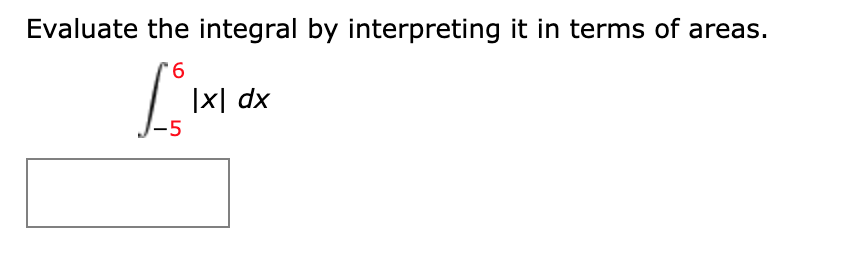 Answered Evaluate the integral by interpreting… bartleby