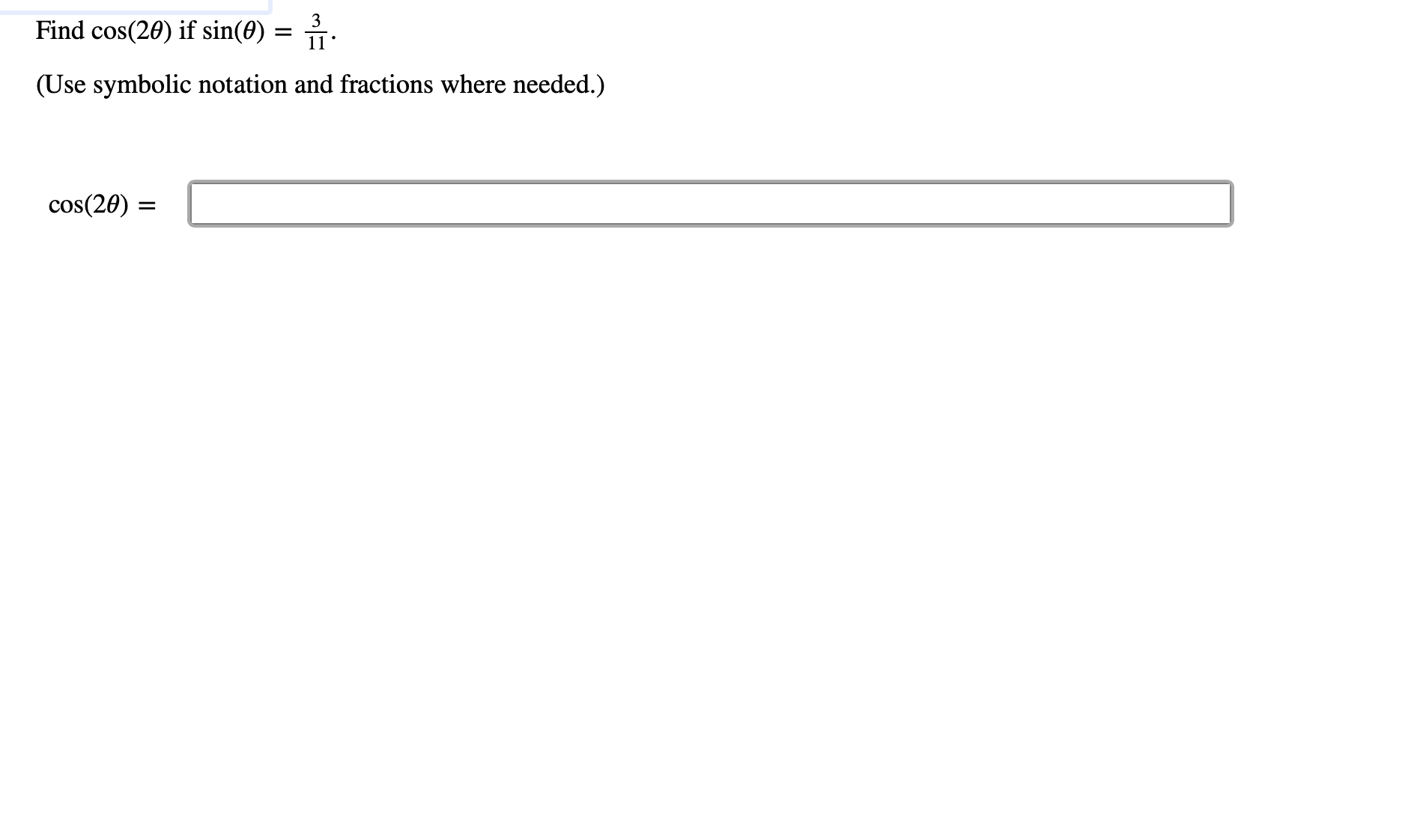 answered-find-cos-20-if-sin-0-11-use-symbolic-bartleby