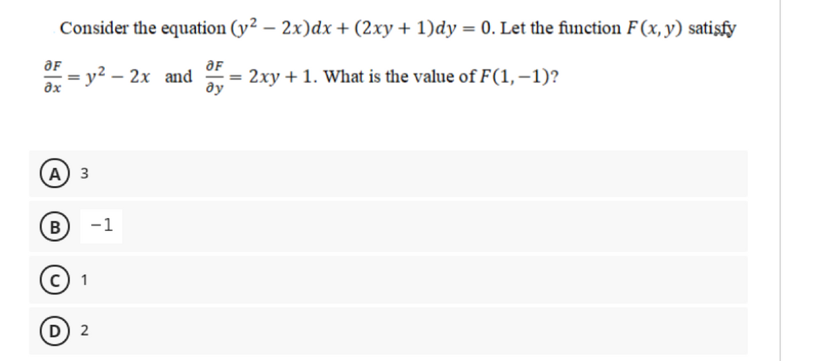 Answered Consider The Equation Y 2x Dx Bartleby