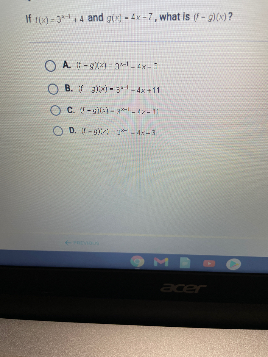 Answered If F X 3x 1 4 And G X 4x 7 What Bartleby