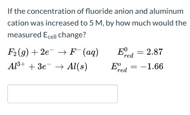 fluoride anion concentration cation ecell aq al3