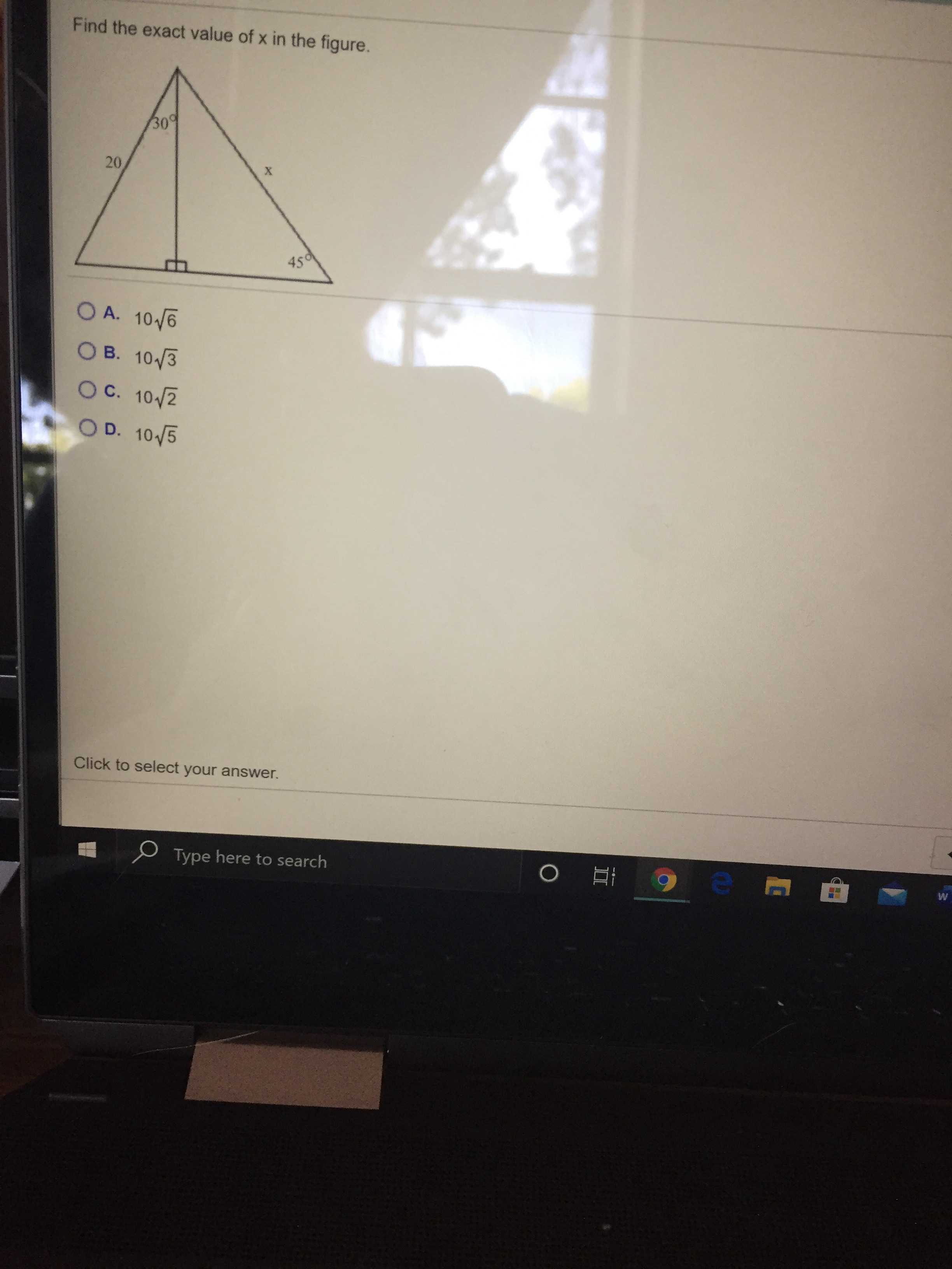 Answered Find The Exact Value Of X In The Bartleby