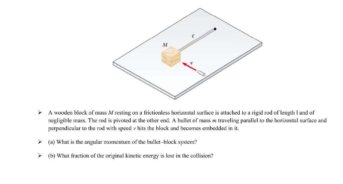 Answered A Wooden Block Of Mass M Resting On A Bartleby 4707