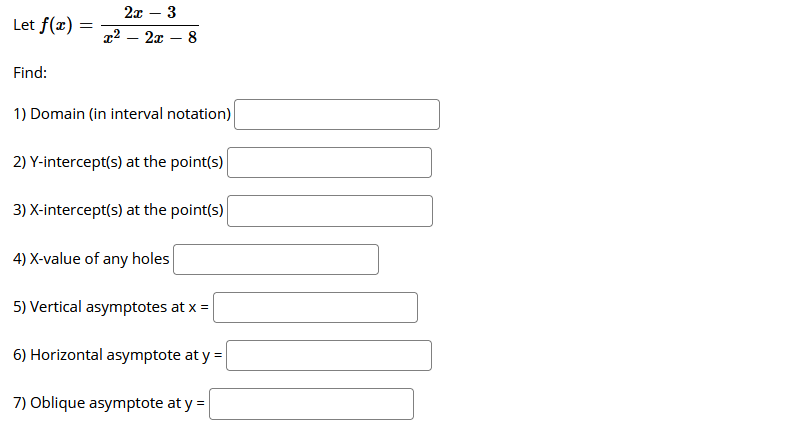 Answered 2x 3 Let F X X 2x 8 Find 1 Bartleby