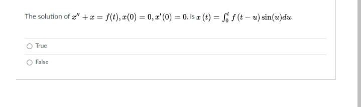 Answered The Solution Of A X F T Ae 0 Bartleby