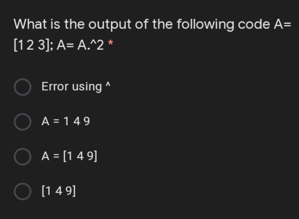 Answered What Is The Output Of The Following Bartleby