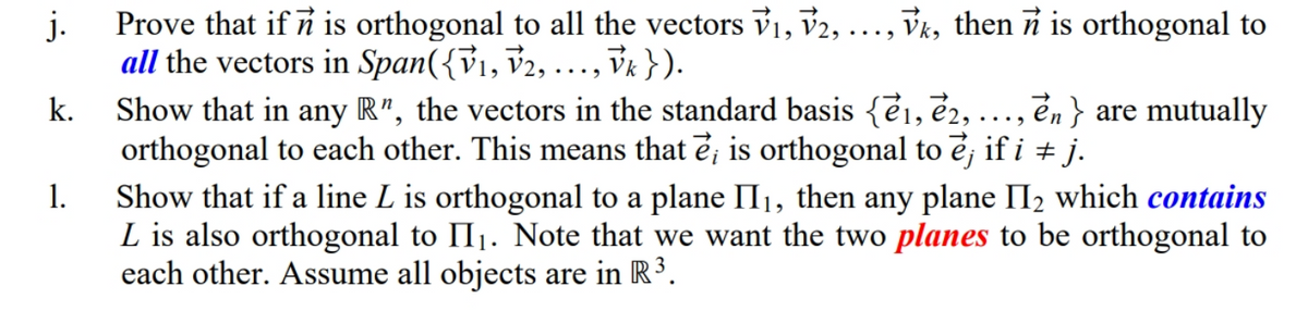 Answered Prove That If N Is Orthogonal To All Bartleby