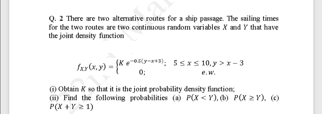 Answered Q 2 There Are Two Alternative Routes Bartleby