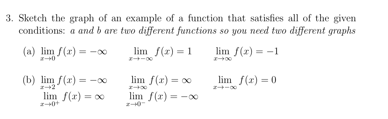 Answered 3 Sketch The Graph Of An Example Of A Bartleby