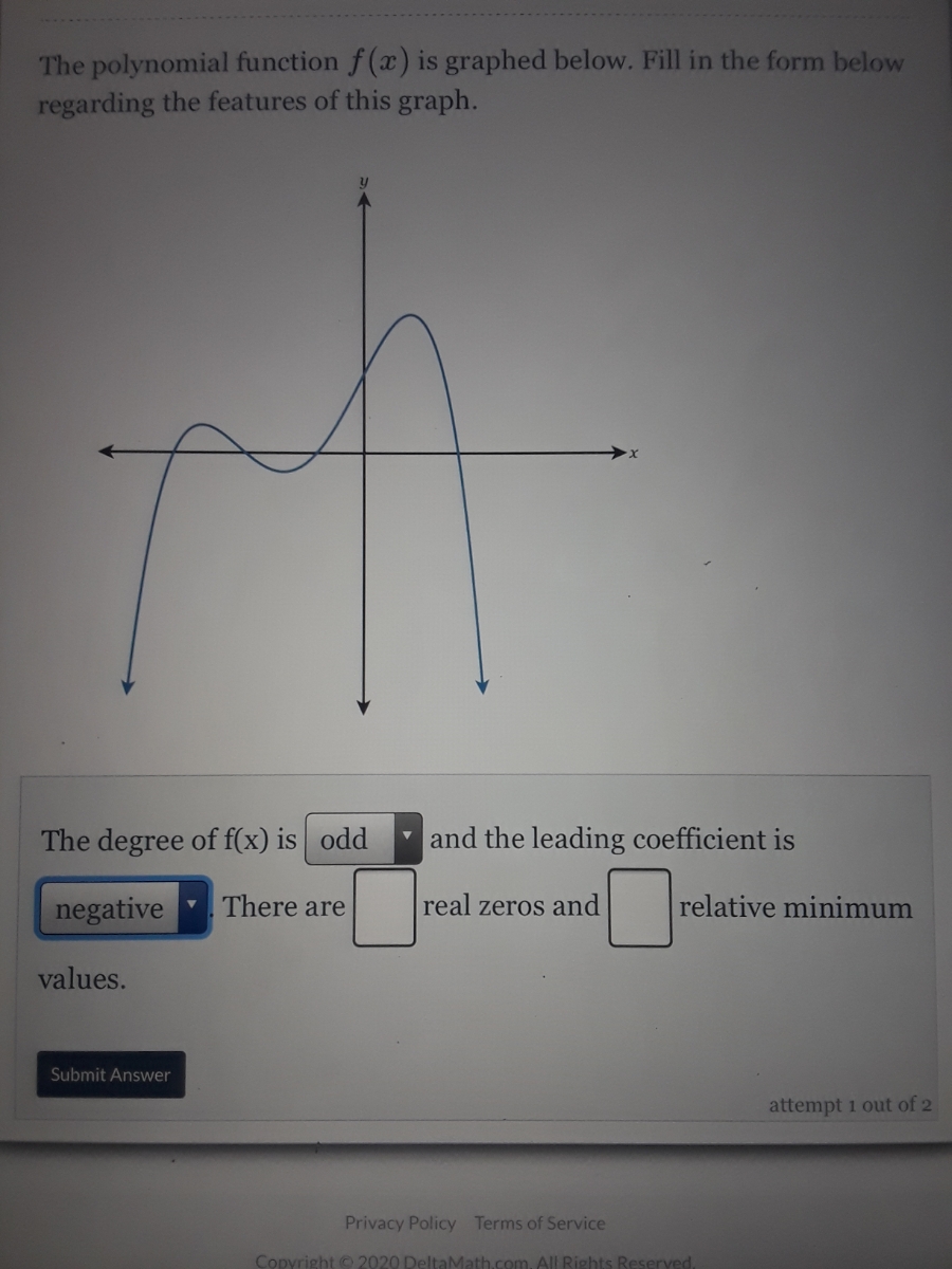 Answered The Polynomial Function F X Is Graphed Bartleby