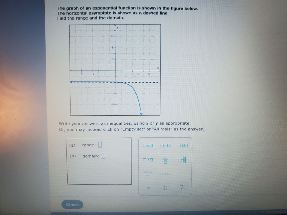 Answered: The graph of an exponential function is… | bartleby