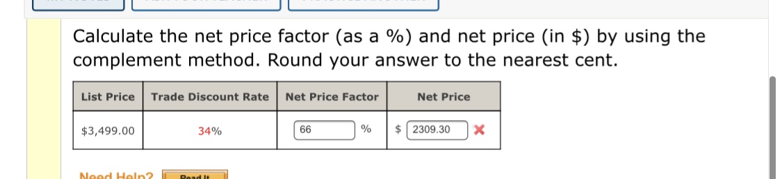 What Does Total Net Price Mean